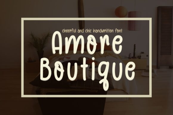 Amore Boutique: A Sweet Handwritten Font for Business
