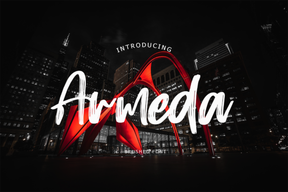 Armeda: A Handwritten Font for Editorial Elegance