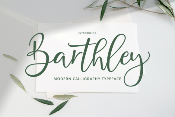 Barthley: The Elegant Script Font for Your Brand