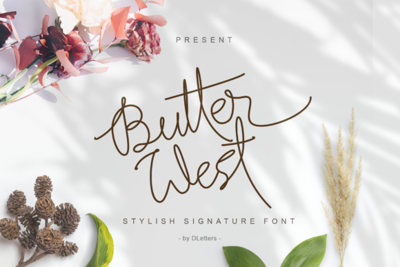 Butter West: A Handwritten Font for Small Business Branding