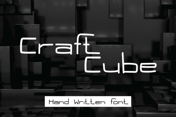 Craft Cube: A Handwritten Font for Authentic Branding
