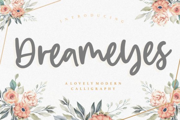 Dreameyes: A Quirky Handwritten Font for Small Business