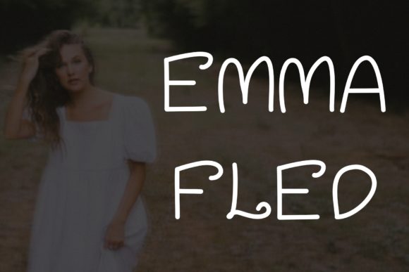Emma Fled: A Joyful Handwritten Font for Campaigns