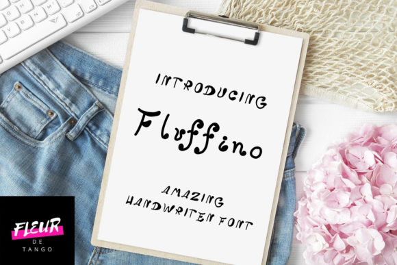 Fluffino: A Friendly Handwritten Font for Brand Identity