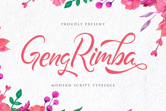 Geng Rimba: A Handwritten Font for Small Business Branding