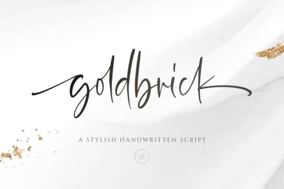 Goldbrick: An Elegant Script Font for Crafters