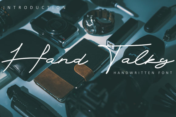 Hand Talky: A Premium Handwritten Font for Web Design