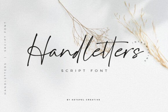 Handletters: A Timeless Script Font for Brand Identity