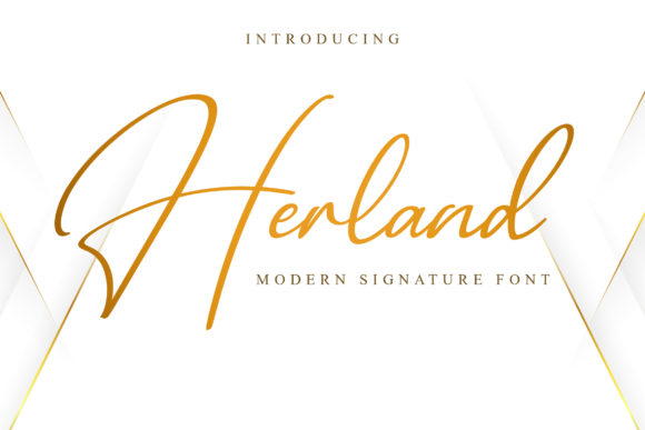 Herland: A Charming Script Font for Editorial Design