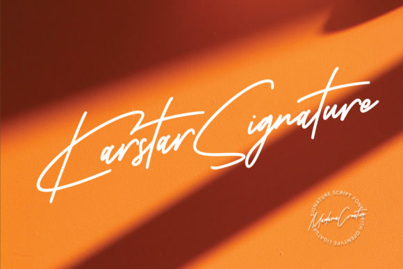Karstar Signature: A Timeless Script Font for Campaigns