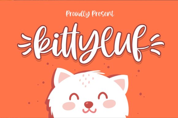Kittyuf: A Playful Handwritten Font for Small Business Branding