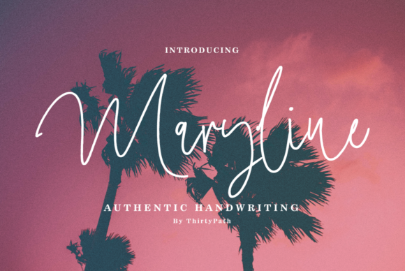 Maryline: An Elegant Handwritten Font for Makers