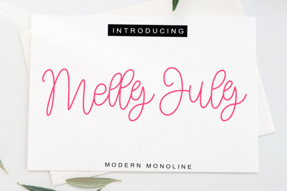 Melly July: The Elegant Script Font for Campaigns