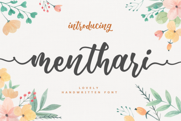 Menthari: The Elegant Script Font for Marketers