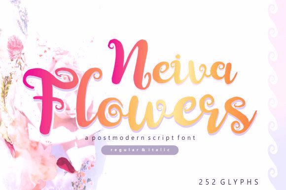 Neiva Flowers: A Handwritten Font for Campaigns