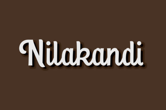 Nilakandi: A Premium Handwritten Font for Editorial Design
