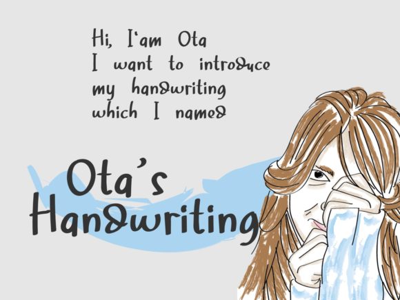 Ota s Handwriting: A Flowing Script Font for Makers