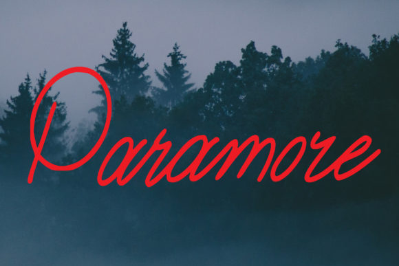 Paramore: A Friendly Handwritten Font for Your Brand