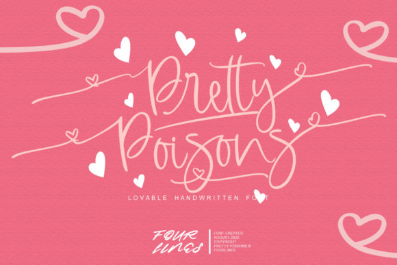 Pretty Poisons: A Premium Script Font for Brand Identity