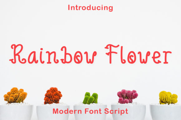 Rainbow Flower: A Versatile Handwritten Font for Marketers