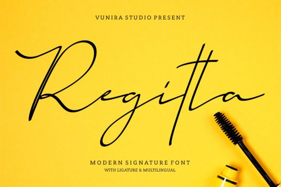 Regitta: The Elegant Handwritten Font for Your Brand