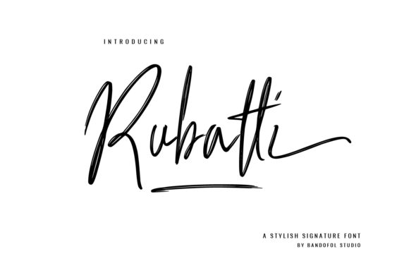Rubatti: The Elegant Script Font for Your Brand