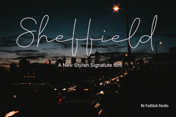 Sheffield: A Handwritten Font for Business Branding