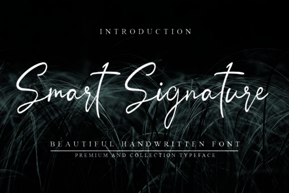 Smart Signature: A Premium Script Font for Campaigns