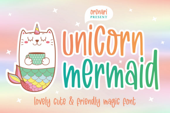 Unicorn Mermaid: A Sweet Handwritten Font for Crafters